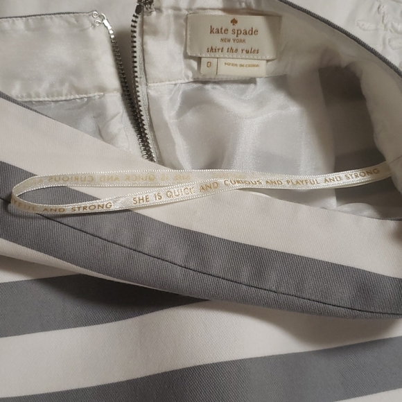 Kate Spade stripe skirt - Picture 10 of 12